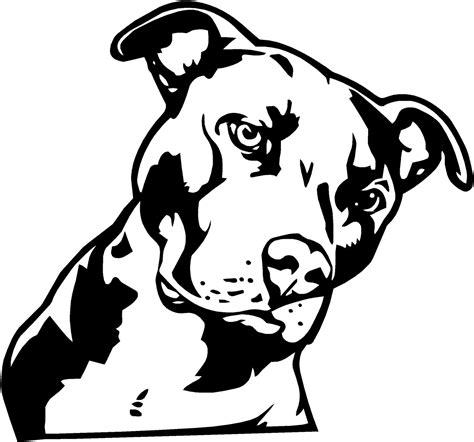 25 Best Looking For Silhouette Pitbull Face Outline Sarah Sidney Blogs