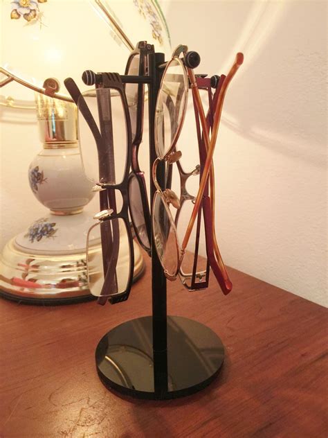 desk eyeglass holder stand sunglasses organizer reading etsy