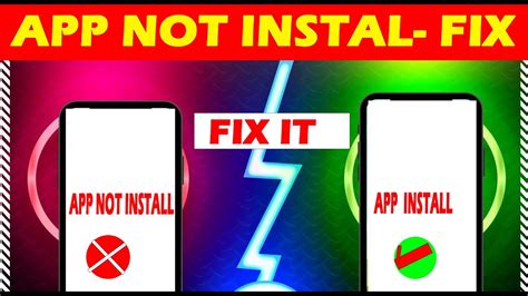 How To Fix App Not Installed Problemhow To Fix Mobile App Not
