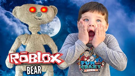 CHASED By ROBLOX BEAR In Real Life Can Caleb ESCAPE ROBLOX BEAR