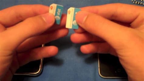 Apple iphone 4 uses a micro sim which is 15 mm × 12 mm in size while the standard mini sim is 25 mm × 15 mm in size. iPhone 4 Sim Removal - YouTube