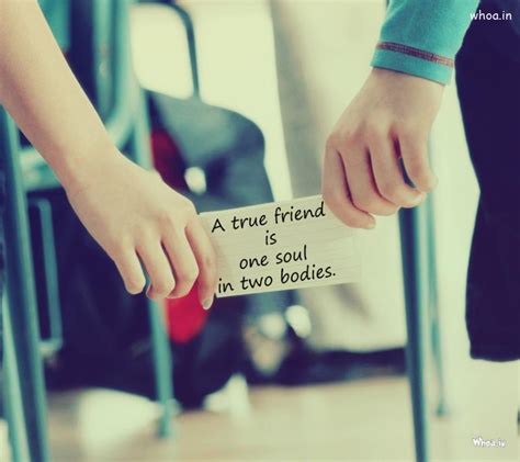 A True Friend Friendship Day Quote In Couples Hand Love