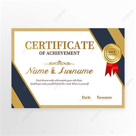 The Best Certificate Template For Employees Of The Month Template Download On Pngtree