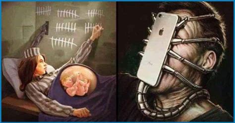 Disturbing Illustrations That Shows How Technology Has