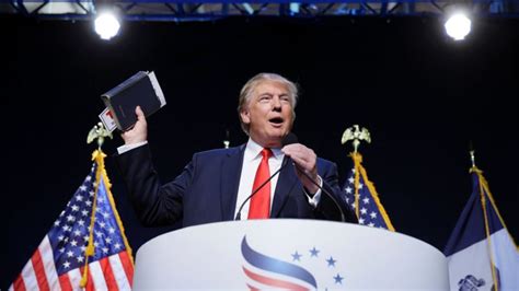 trump brings personal bible for religious appeal cnn politics