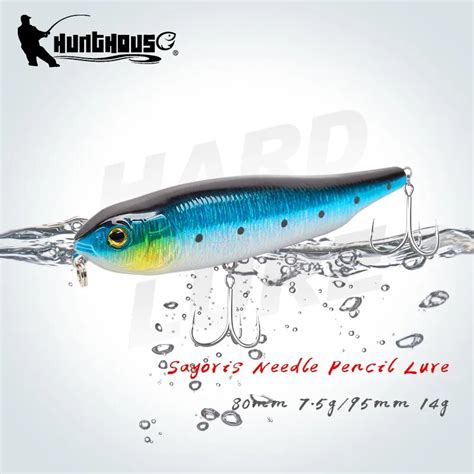 Hunthouse Fishing Pencil Floating Lures Wtd Mm G Mm G Hard