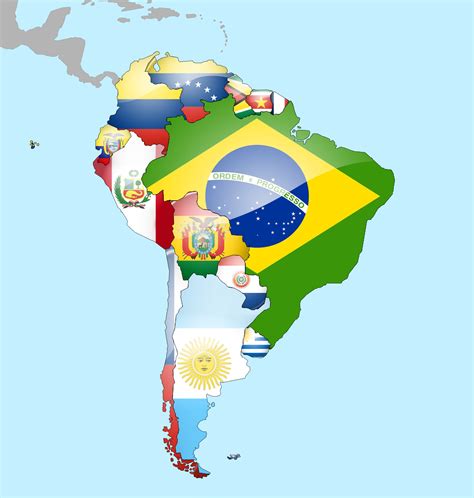 South America Flag Map By Lg Studio On Deviantart