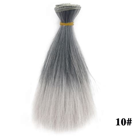 Buy Buqi Long Straight Gradient Color Bjd Wig 15100cm 25100cm Doll