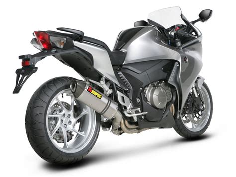** figures for arrow exhausts are those of the best exhaust system configuration available. Akrapovic Exhaust S-H12SO2-HRT for Honda VFR 1200 F