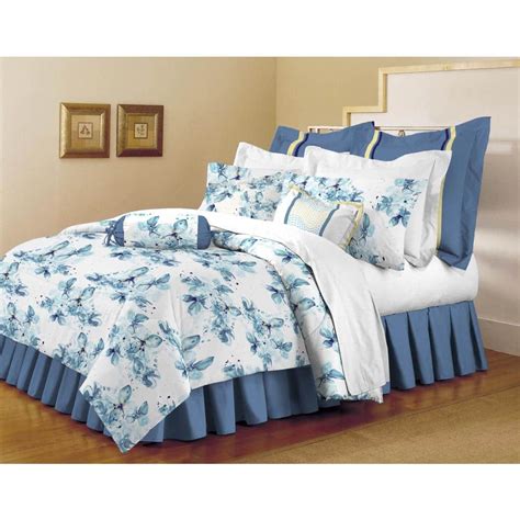 Home Dynamix Classic 5 Piece Bluewhite King Comforter Set K Ash 142