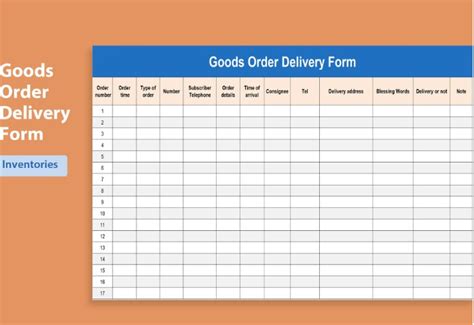 Shipment Tracking Excel Template