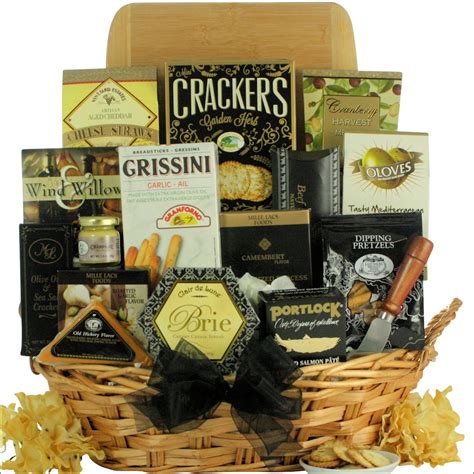 Chocolate, champagne, coffee, spices and many more gift boxes and hampers on the same day provided we receive your order by 5pm (recommend order by 1pm for. Classic Selections: Cheese & Snack Gift Basket - Gift ...