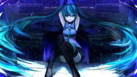 Anime Anime Girls Hatsune Miku Vocaloid Twintails Wallpapers Hd