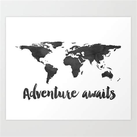 Best maps quotes selected by thousands of our users! Printable Adventure Awaits World Map Poster, Navy Travel Quote Print, JPG File, Instant Download ...