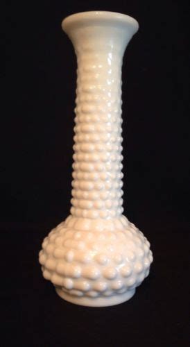 Vintage E O Brody Co White Milk Glass Hobnail Bud Vase M 2900 Antique Price Guide