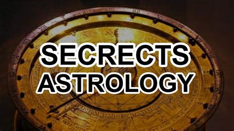 Astrology Secrets Youtube