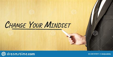 Hand Writing Inscription Change Your Mindset With Markerbusiness
