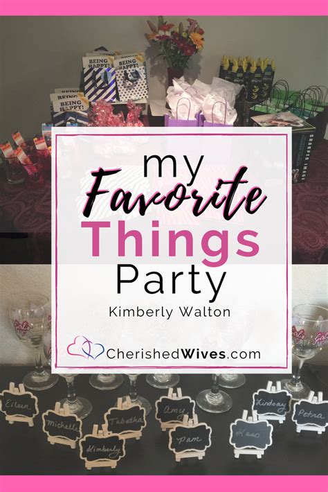 My Favorite Things Party