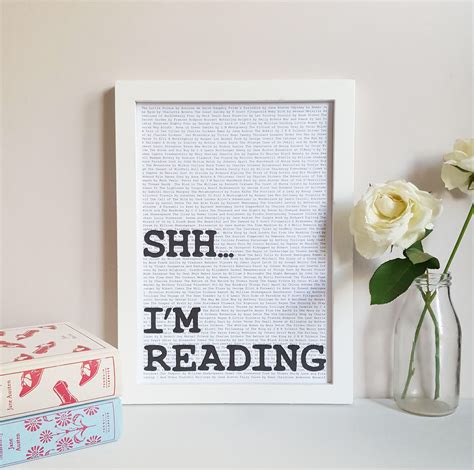 It looks like your browser is out of date. Shh I'm Reading Print - Book Nook Quote - Gift for Bookworm - Literary Wall Decor in 2020 | Book ...