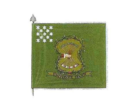 Flag Of Continental Army Regimental Standards Of 1778 Gostelowe No 13