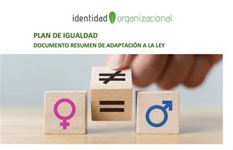 Planes De Igualdad Identidad Organizacional