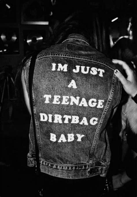 Im Just A Teenage Dirtbag Baby Love That Songgggg