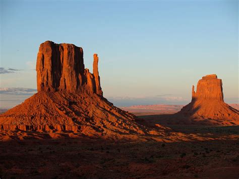 Monument Valley Red Desert Landscape Hd Wallpaper