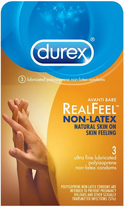 In the words of one amazon reviewer, these are definitely the closest to 'not even there' that i've ever this sampler pack includes the company's original, studded, and extra lubricated condoms for a better feeling during sex. Durex Real Feel Polyisoprene Non Latex Lubricated Condoms ...