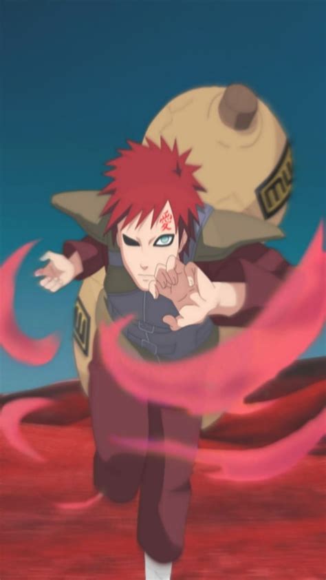 Gaara Of The Sand Android Iphone Naruto Naruto Shippuden Red Hd