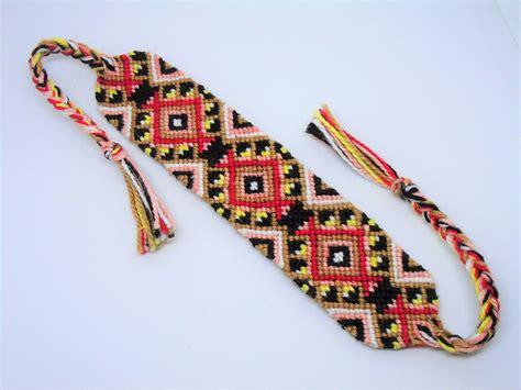 macrame-freindship-bracelet-woven-cotton-festival-aztec-boho-native-american-indian-eye-,-free