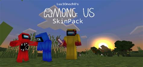 Luz10noch0s Among Us Skinpack Mc Skin Packs