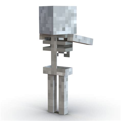 Esqueleto De Minecraft Modelo 3d 29 Max Obj Ma Fbx C4d 3ds
