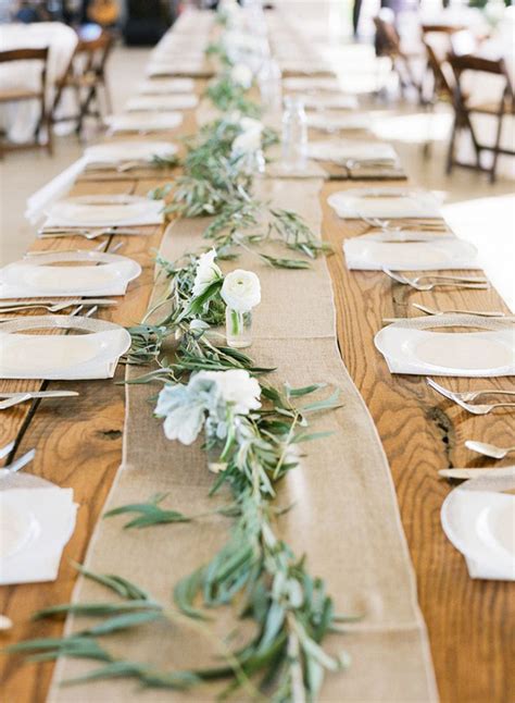 Country Wedding Table Centerpiece Ideas