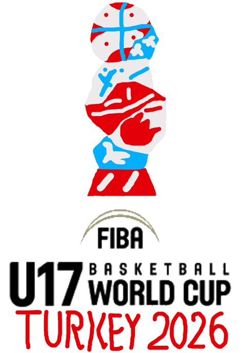 Fiba U17 Basketball World Cup 2026 Turkey Logo By Paintrubber38 On