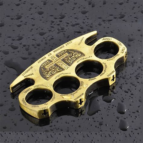 Holy Spiritus Iron Fist Brass Knuckles Fighting Knuckle Duster