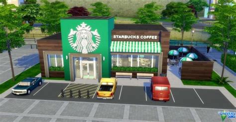 Starbucks Coffee By Audrcami At Luniversims Sims 4 Updates Sims