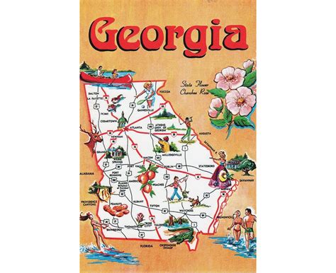 Maps Of Georgia Collection Of Maps Of Georgia State Usa Maps Of