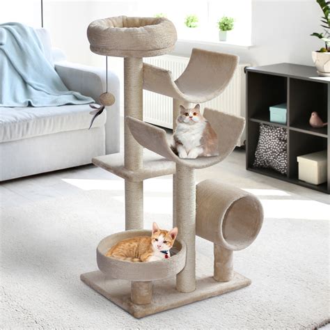 multi level large cat tree and scratching post