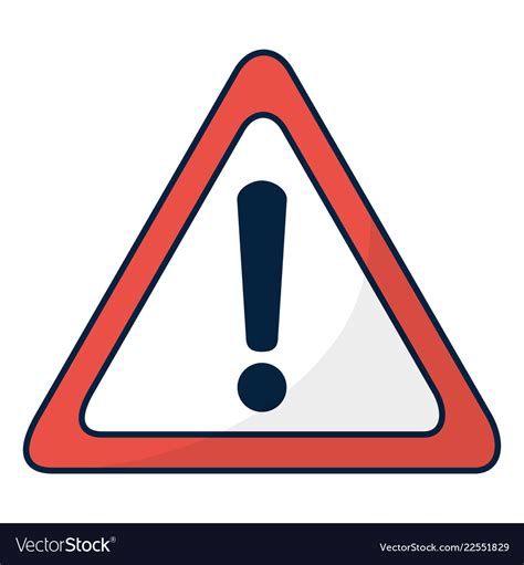 Attention Sign Symbol Royalty Free Vector Image