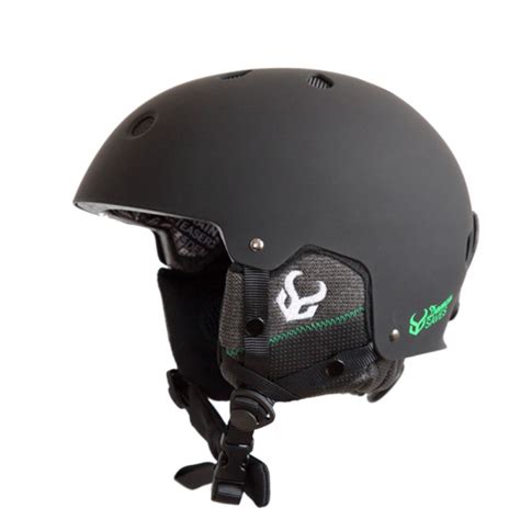 New Demon Faktor Ski Snowboard Helmet With Audio Black Various