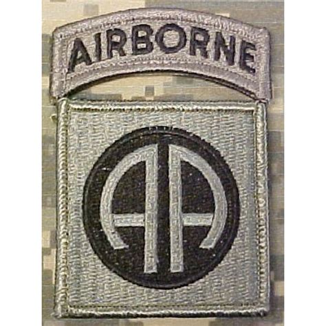 Military Range 82d Airborne Division Patch Velcro Foliage Military