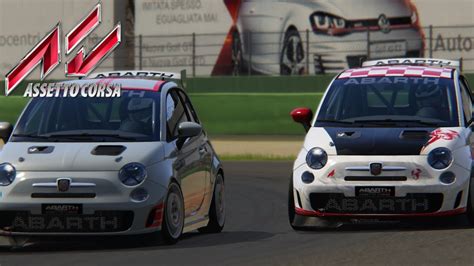 Assetto Corsa Abarth 500 At Vallelunga Classic SRS Online Race YouTube