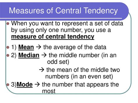 Ppt Measures Of Central Tendency Powerpoint Presentation Free