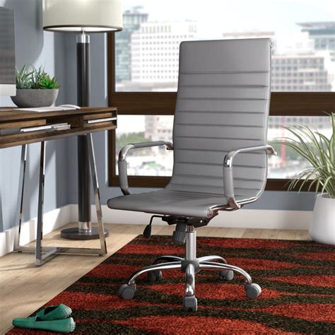 Find affordable ergonomic office chairs, gaming chairs, executive chairs, task chairs, and drafting chairs like this one include a footrest so you can perch comfortably at higher desks and workspaces. Wade Logan Alessandro Desk Chair & Reviews | Wayfair