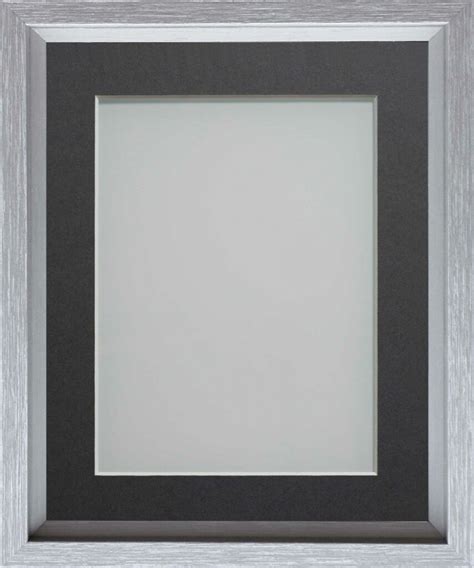 Aspen Dove Grey 6x4 Frame With Grey Mount Cut For Image Size 5x3