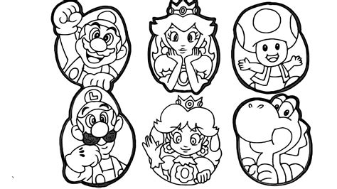 Luigis mansion coloring pages coloring pages 2019. Super Mario Bros Coloring Book Compilation Nintendo Mario Luigi Princess Peach Princess Daisy ...