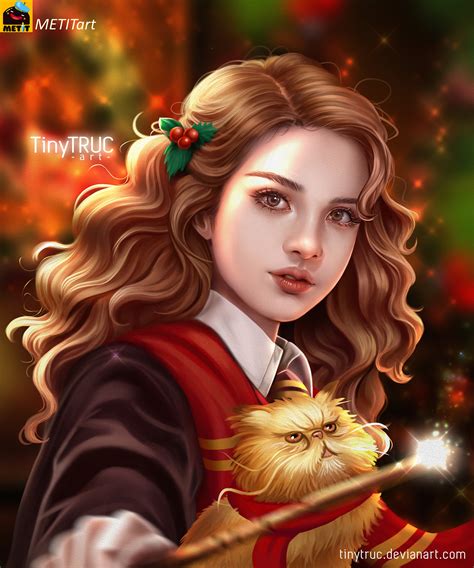 Tiny Truc Hermione Granger Fan Art From Harry Potter