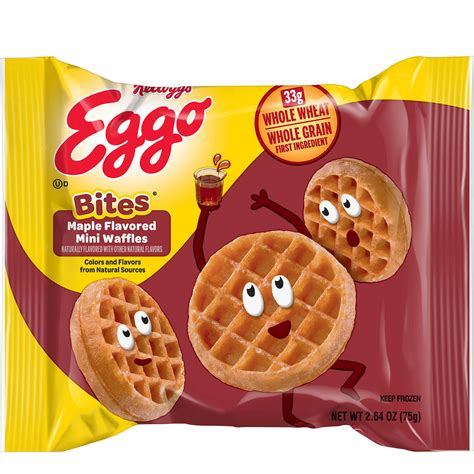 Eggo Minis Maple Flavored Waffle, 2.64 Ounce - 72 per case. - Walmart.com