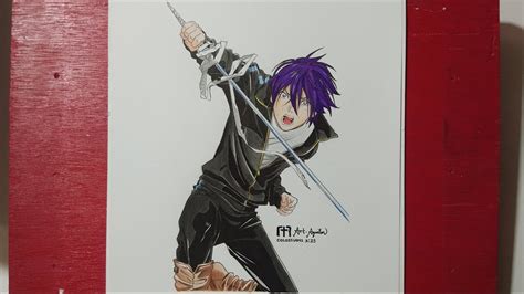 Yato Speed Drawing Noragami Youtube