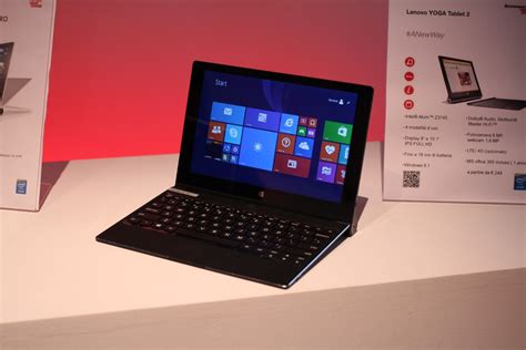 Lenovo Yoga Tablet 2 10 Windows Disponibile Con Tastiera A 399 Euro
